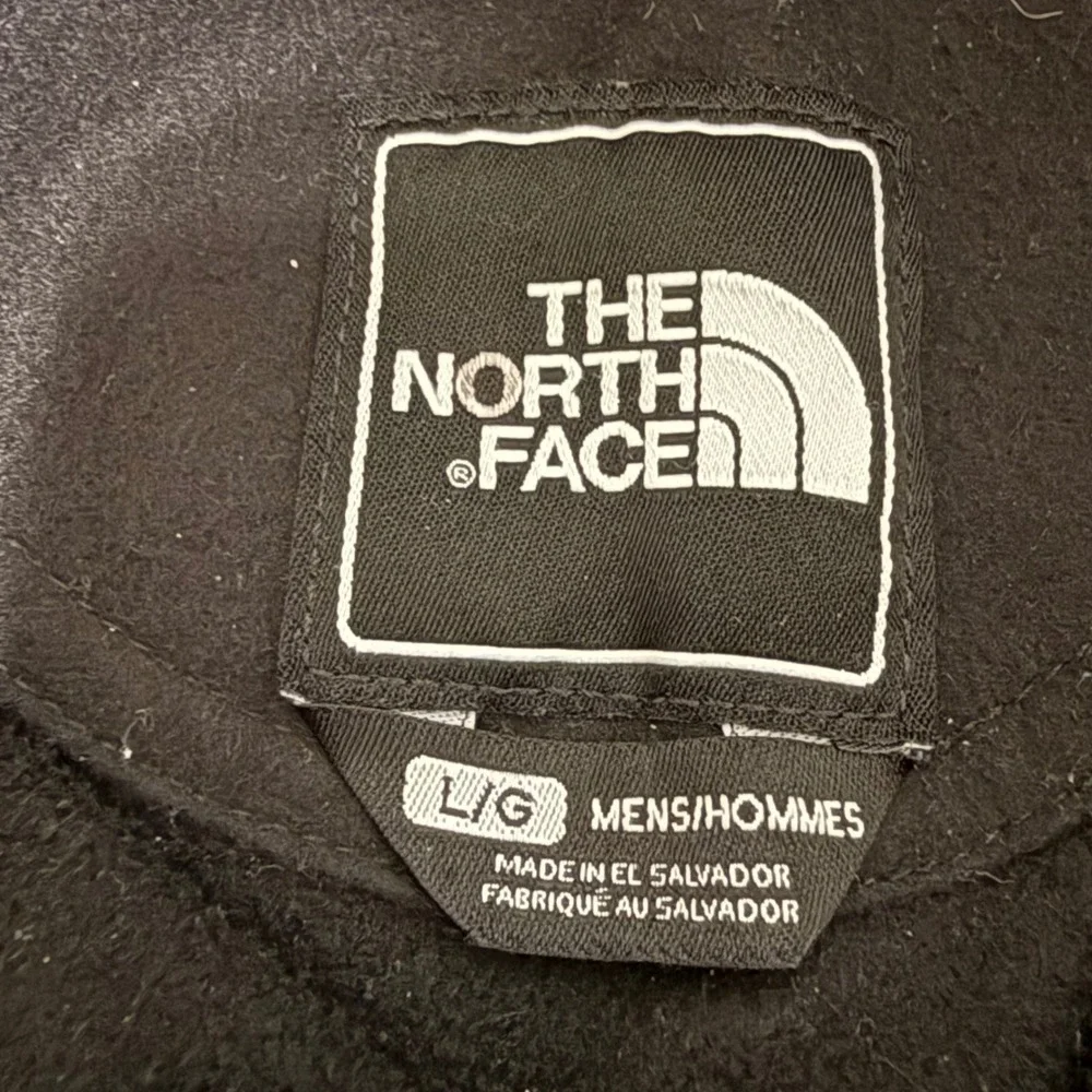 The North Face Mens Black Full Zip Hoodie Jacket‎ Large Polyester Tech Fleece